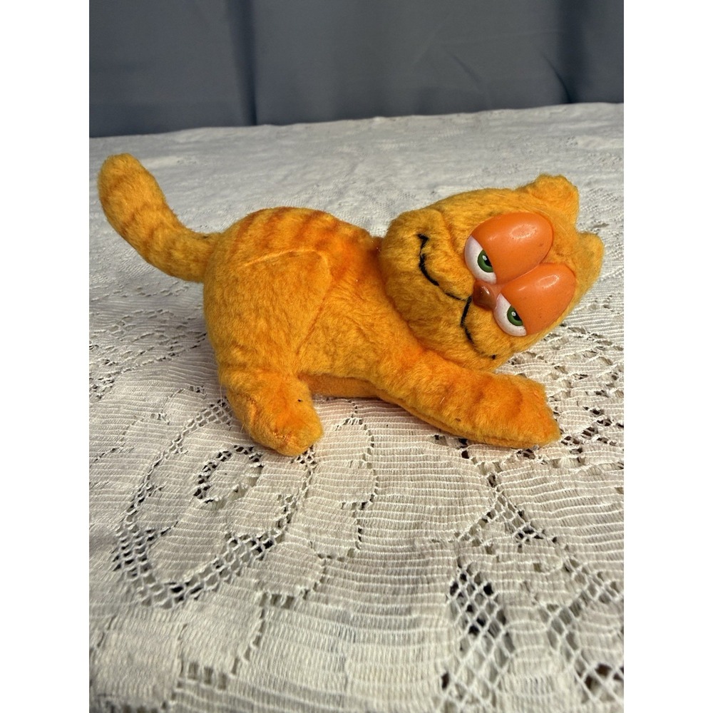 2004 Wendy's Garfield Movie Plush Refrigerator Magnet 4" Promo Toy